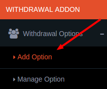 add withdrawal