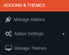 addons and themes