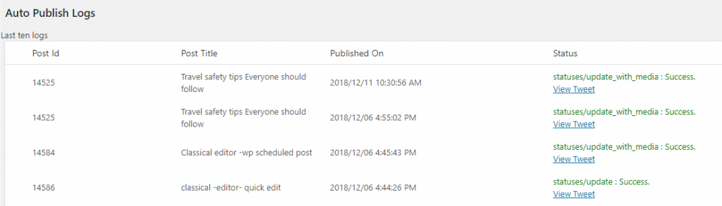 Logs – XYZScripts Help