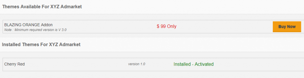 Addons and Themes | XYZScripts Help