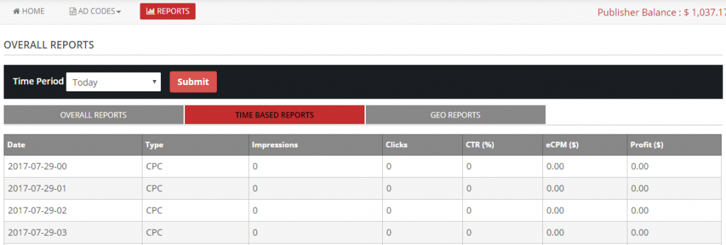 Publisher Reports | XYZScripts Help