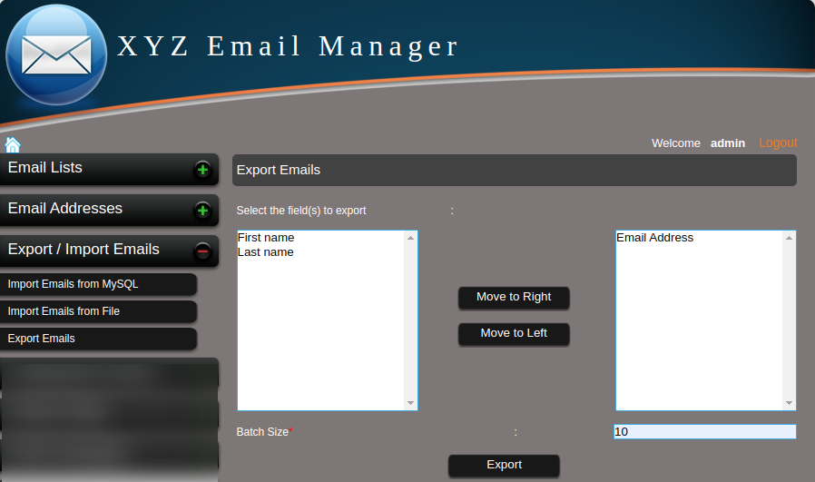 Export Emails to CSV