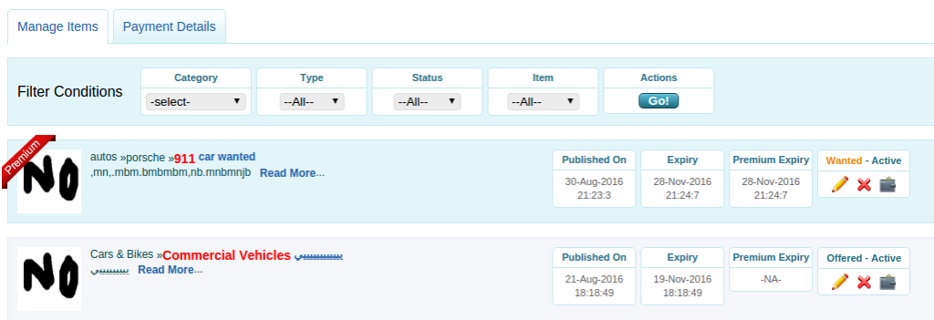 Member Area | XYZScripts Help