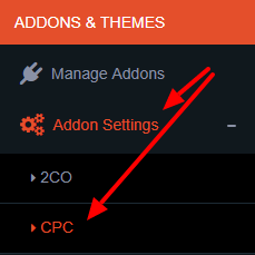 cpc addon settings