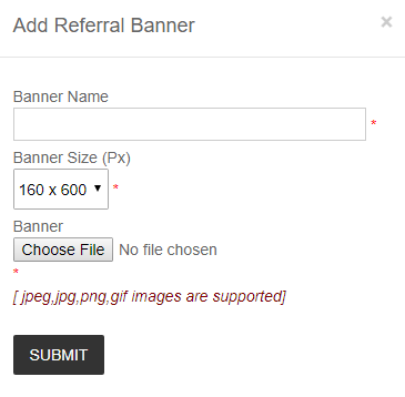 add referral banner