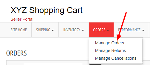 manage orders