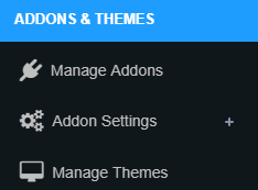 addons and themes