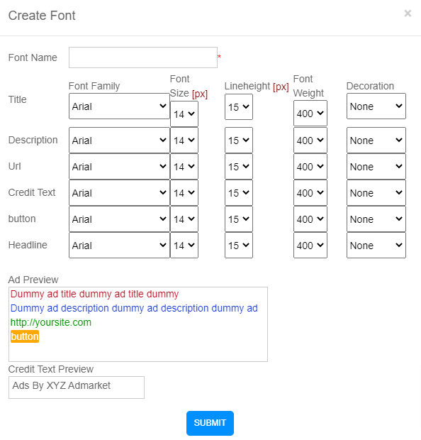 Create-Font