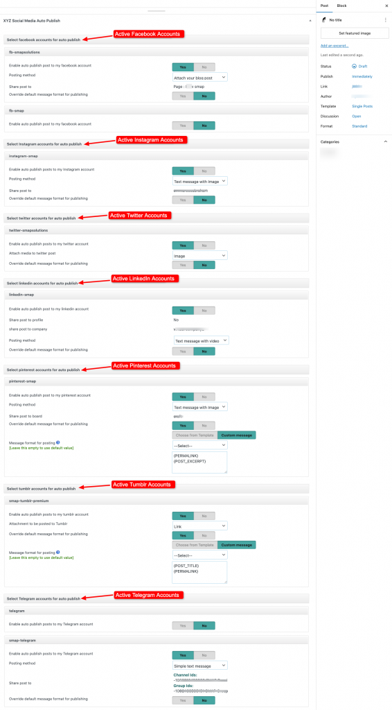 Publishing a post to social media – XYZScripts Help
